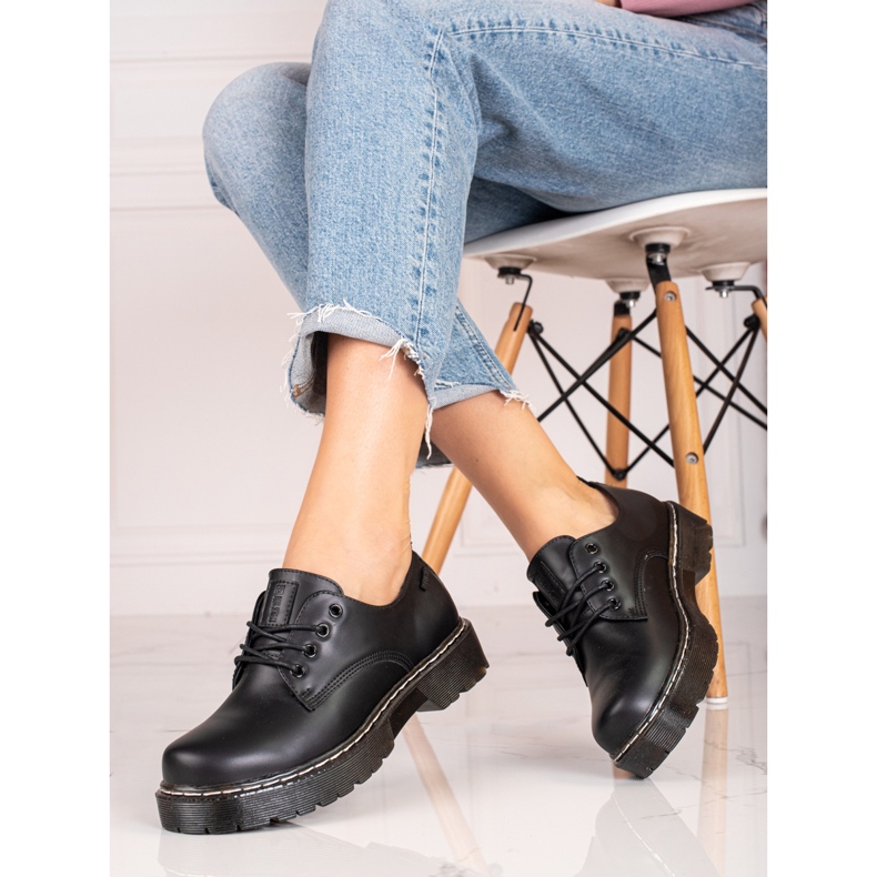 Sapatos femininos Big Star II274107906 preto 1