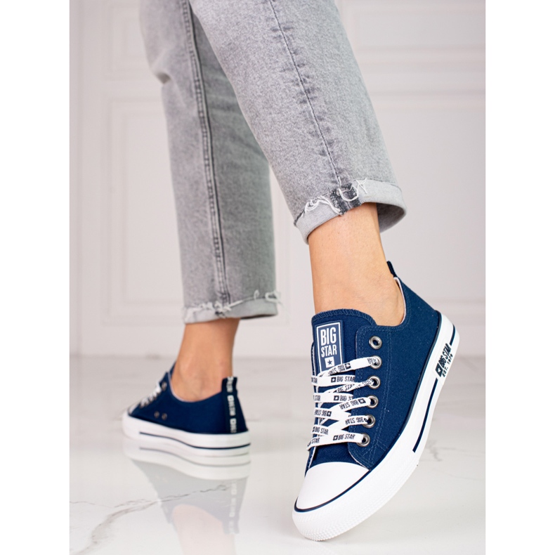 Tênis feminino Big Star KK274103 azul 1
