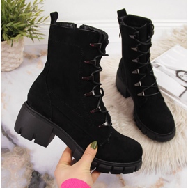 Jezzi Botas isolantes pretas para mulheres preto 2