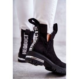 PS1 Bota preta de camurça Elvera com recortes preto 2 PS1 Bota preta de camurça Elvera com recortes preto 2