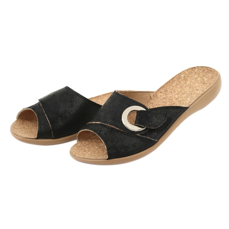 Sapatos femininos Befado pu 265D005 preto 4