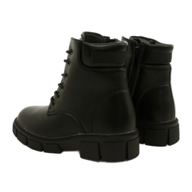 American Club Botas quentes de trabalhadores altos americanos preto 3