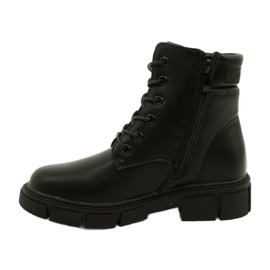 American Club Botas quentes de trabalhadores altos americanos preto 1