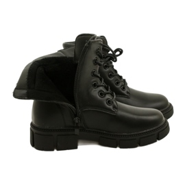 American Club Botas quentes de trabalhadores altos americanos preto 5