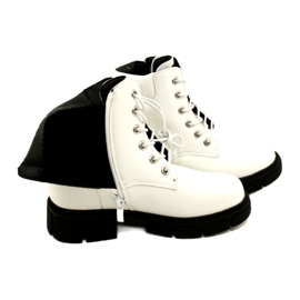 American Club American High Girls 'Workers Sapatos Isolados Branco 5