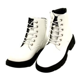 American Club American High Girls 'Workers Sapatos Isolados Branco 2