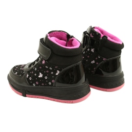 American Club American Boots Botas quentes XD66 Preto rosa 5