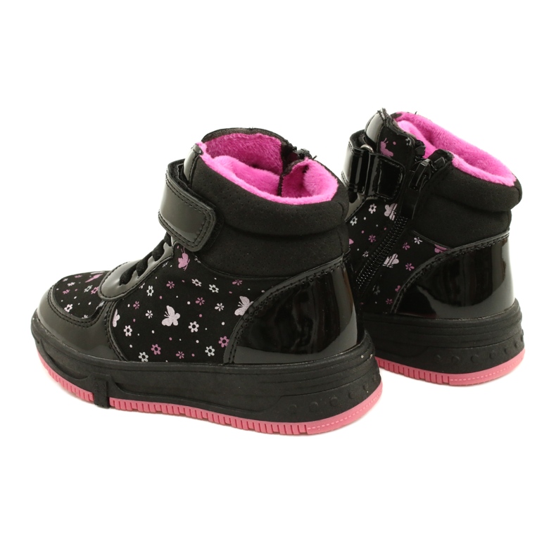 American Club American Boots Botas quentes XD66 Preto rosa 5