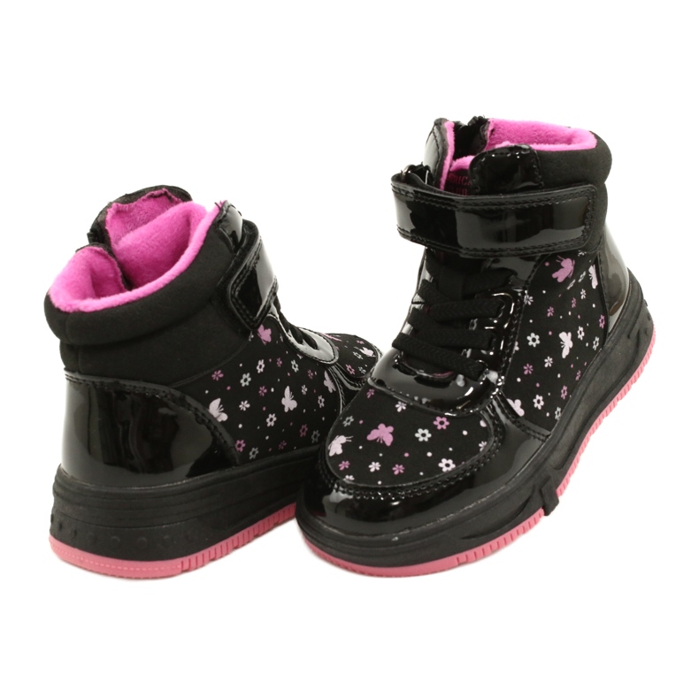 American Club American Boots Botas quentes XD66 Preto rosa 3