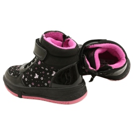 American Club American Boots Botas quentes XD66 Preto rosa 6