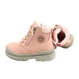 News Botas de menina com pele Notícias 22DZ23-5255 rosa 5
