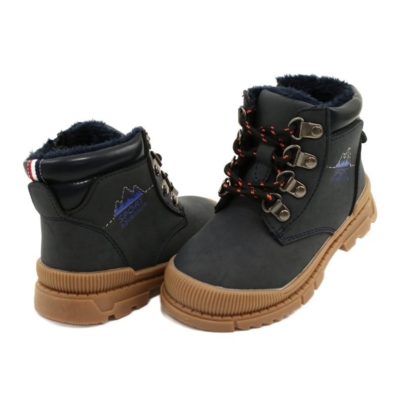 TRAPPERS DE MENINOS COM FUR NEWS 22DZ23-5256 AZUL NAVY 3