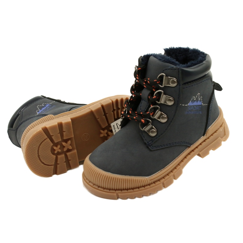 TRAPPERS DE MENINOS COM FUR NEWS 22DZ23-5256 AZUL NAVY 4