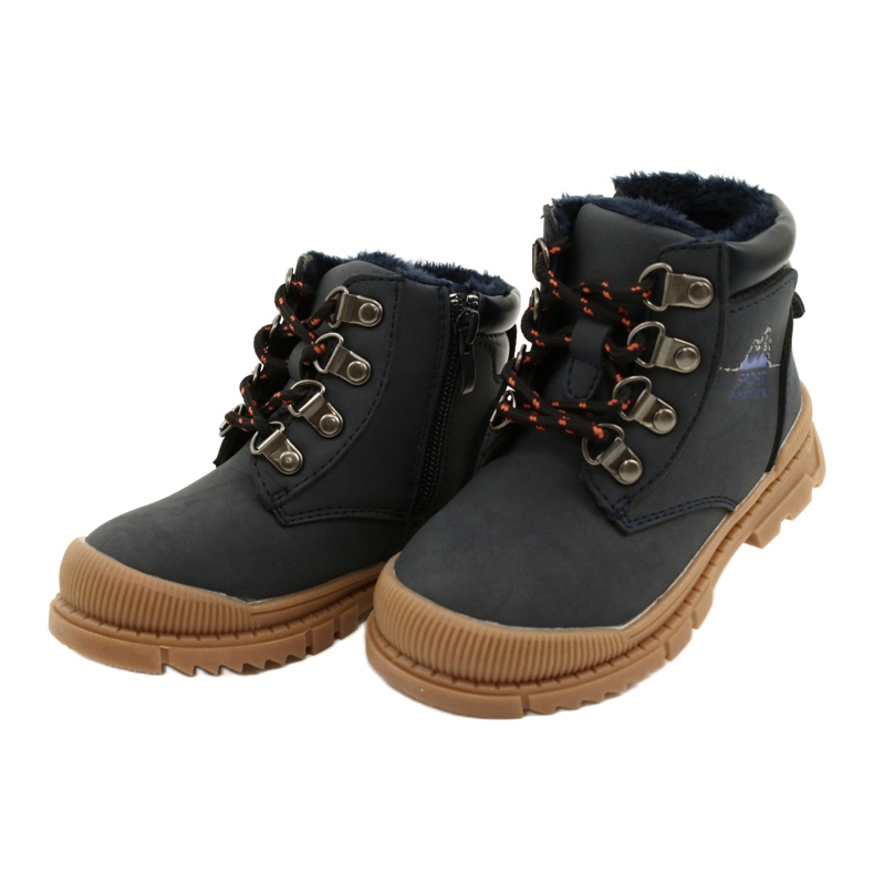TRAPPERS DE MENINOS COM FUR NEWS 22DZ23-5256 AZUL NAVY 2