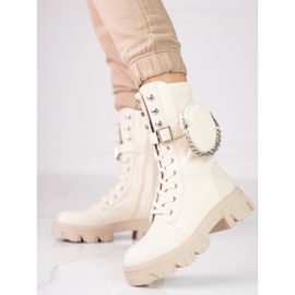 Malas femininas bege com bolsa Shelovet 2