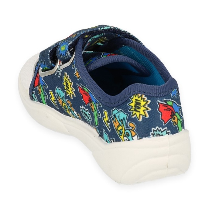 Calçado infantil Befado 907P155 azul marinho multicolorido 2