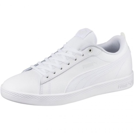 Puma Smash Wns v2 LW 365208 04 branco 2