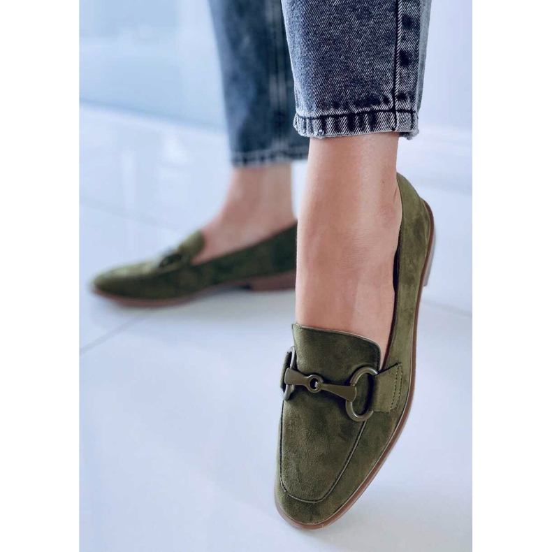PA1 Mocassins de mulher Isidora Green verde 2