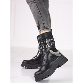 Trabalhadores femininos Shelovet com ornamentos preto 1