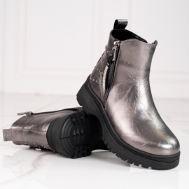 W. Potocki Sapatos para meninas Potocki prata 1 W. Potocki Sapatos para meninas Potocki prata 1