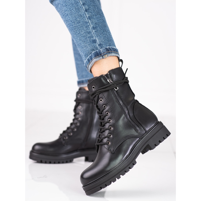 Malas pretas de senhora com fecho decorativo Shelovet preto 2