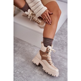 PS1 Botas Quentes Armadilhas Bege-Marrom Settimo castanho multicolorido 2