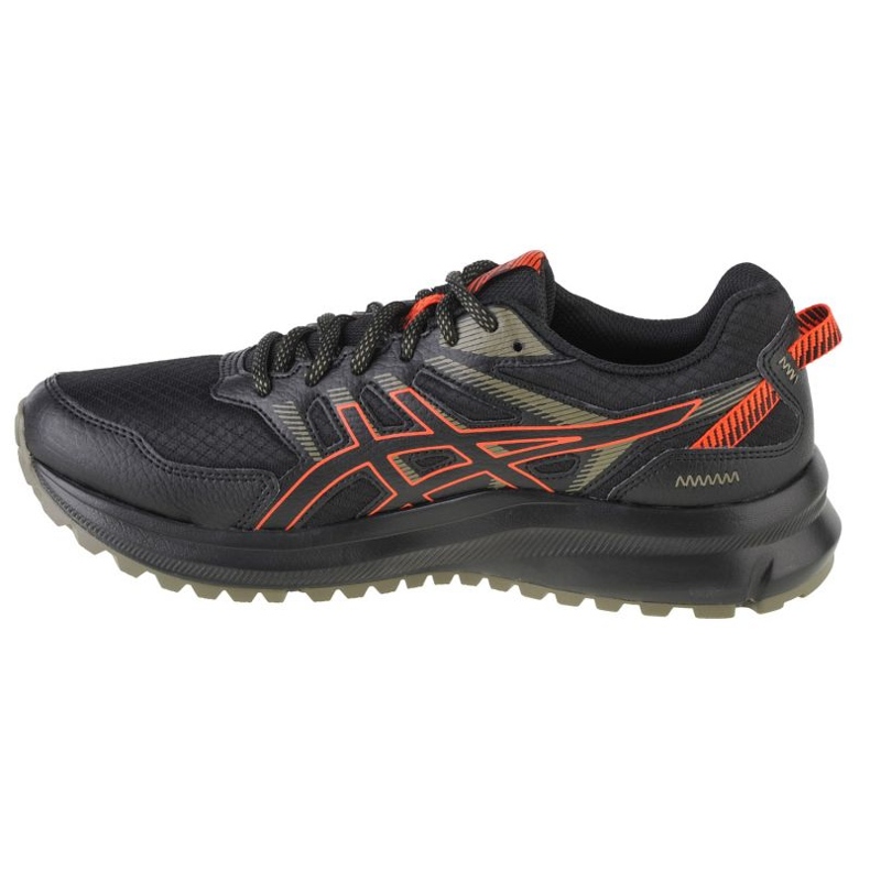 Tênis de corrida Asics Trail Scout 2 M 1011B181-007 preto laranja dourado 1