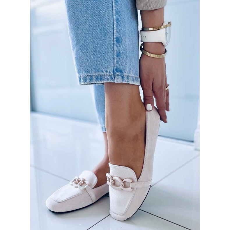 Mocassim feminino Carla Nude bege 2