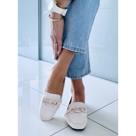 Mocassim feminino Carla Nude bege 1