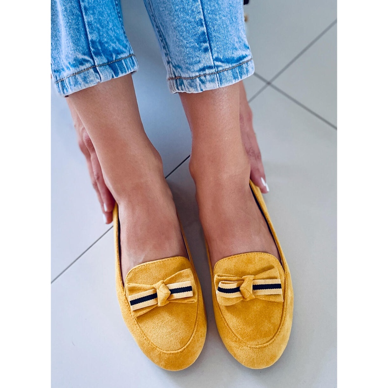 PA1 Mocassins femininos Maren Yellow amarelo 1