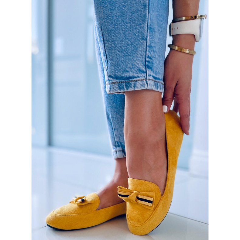 PA1 Mocassins femininos Maren Yellow amarelo 2