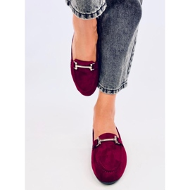 Mocassins femininos Kubra Wine vermelho 1