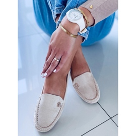 PA1 Mocassins femininos Sekue bege 2