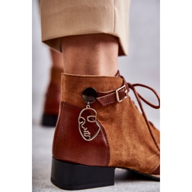 Botas Femininas de Couro Maciejka 5743A-29 Marrom 1
