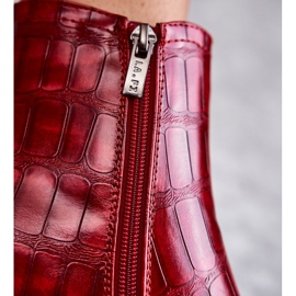 PL4 Botas Snake Eco-Couro La.Fi 260038R-XC Vermelho 1 PL4 Botas Snake Eco-Couro La.Fi 260038R-XC Vermelho 1