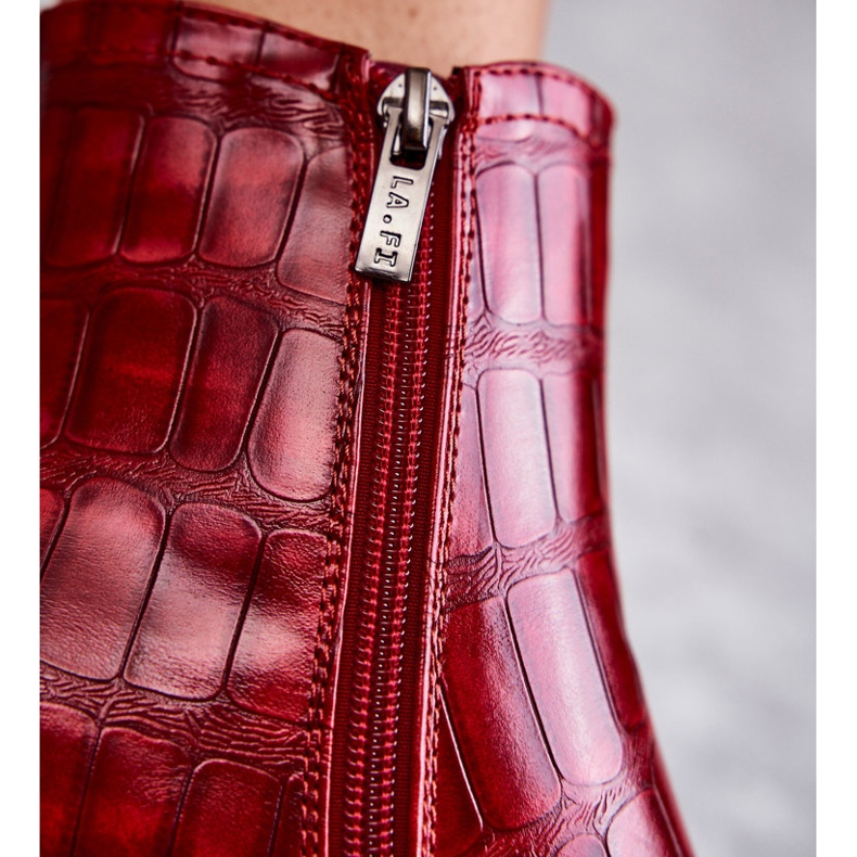 PL4 Botas Snake Eco-Couro La.Fi 260038R-XC Vermelho 1 PL4 Botas Snake Eco-Couro La.Fi 260038R-XC Vermelho 1