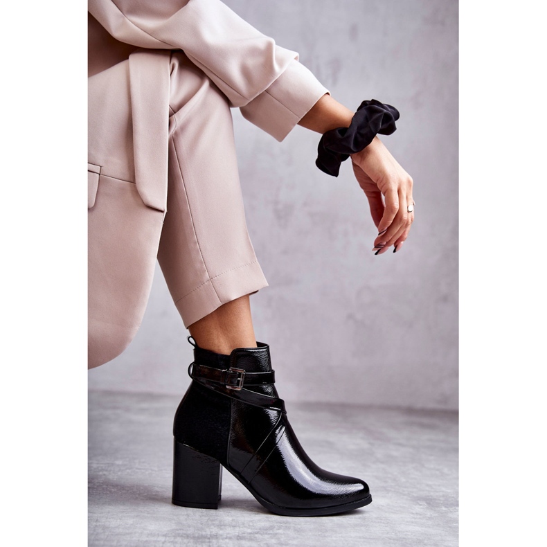 PL4 Botas Lacadas da Moda La.Fi 260037B-LA Preto 1