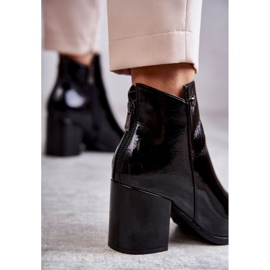 PL4 Botas Femininas Lacadas La.Fi 260039B-LA Preto 2