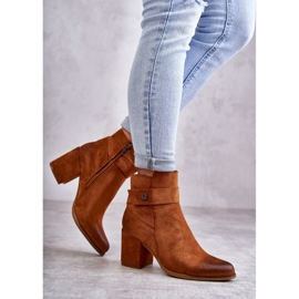 PL4 Bota feminina de camurça La.Fi 260041C-SU Camel castanho 2
