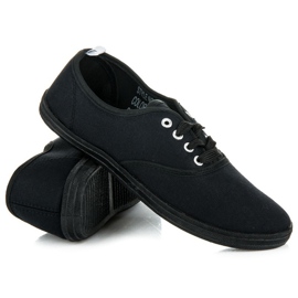 Tênis com atacadores New Age preto 1