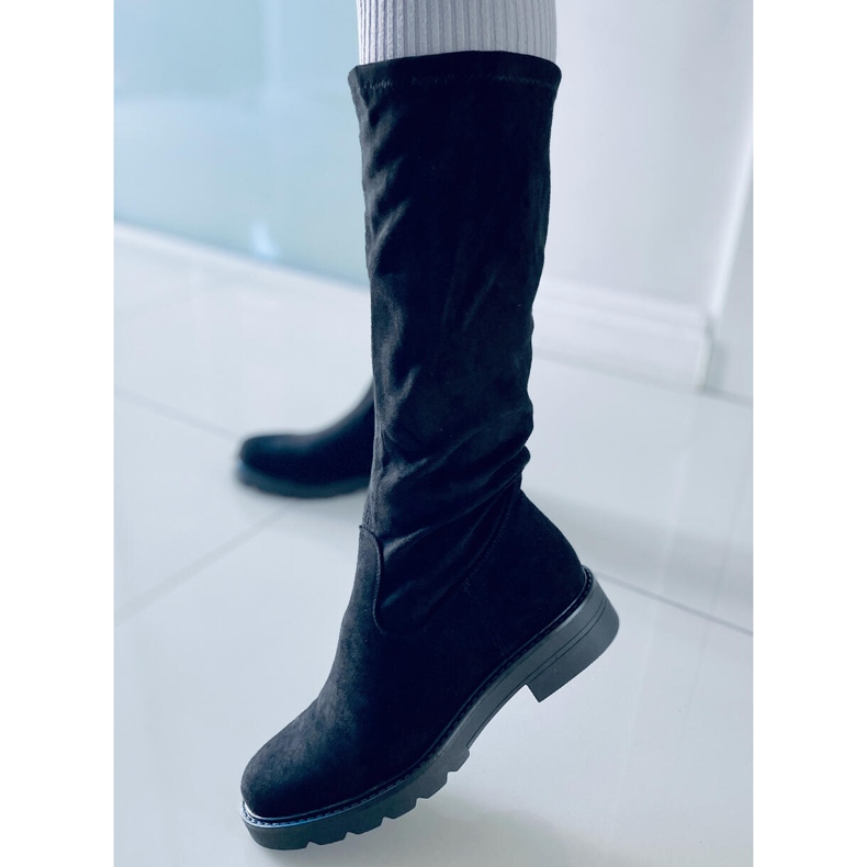 Botas de equitação de mulher Carina Negro preto 2