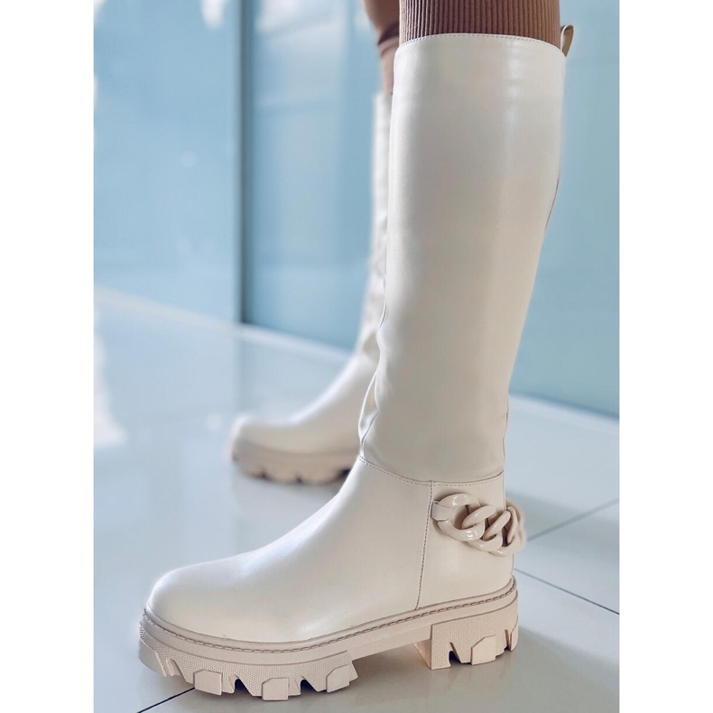 Botas de montar por Haylie Beige bege 1