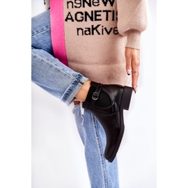 PJ1 Botas quentes femininas Jodhpur Black Janette preto 2