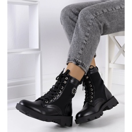 Botas pretas de Keld preto 1