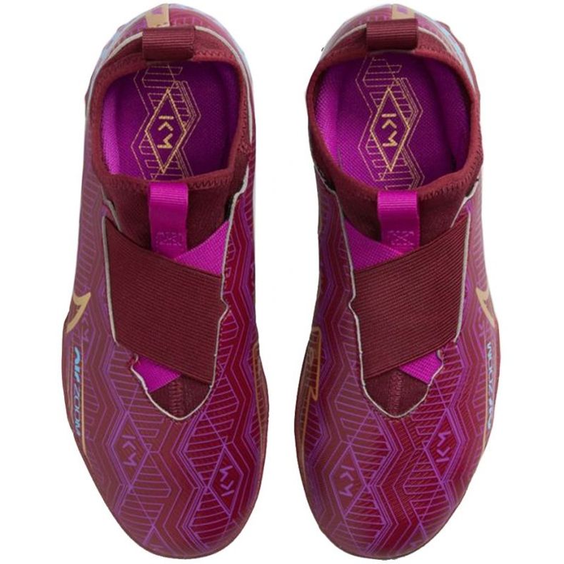 Nike Zoom Mercurial Vapor 15 Academy Km Tf Jr DV0737 694 chuteiras vermelho 1