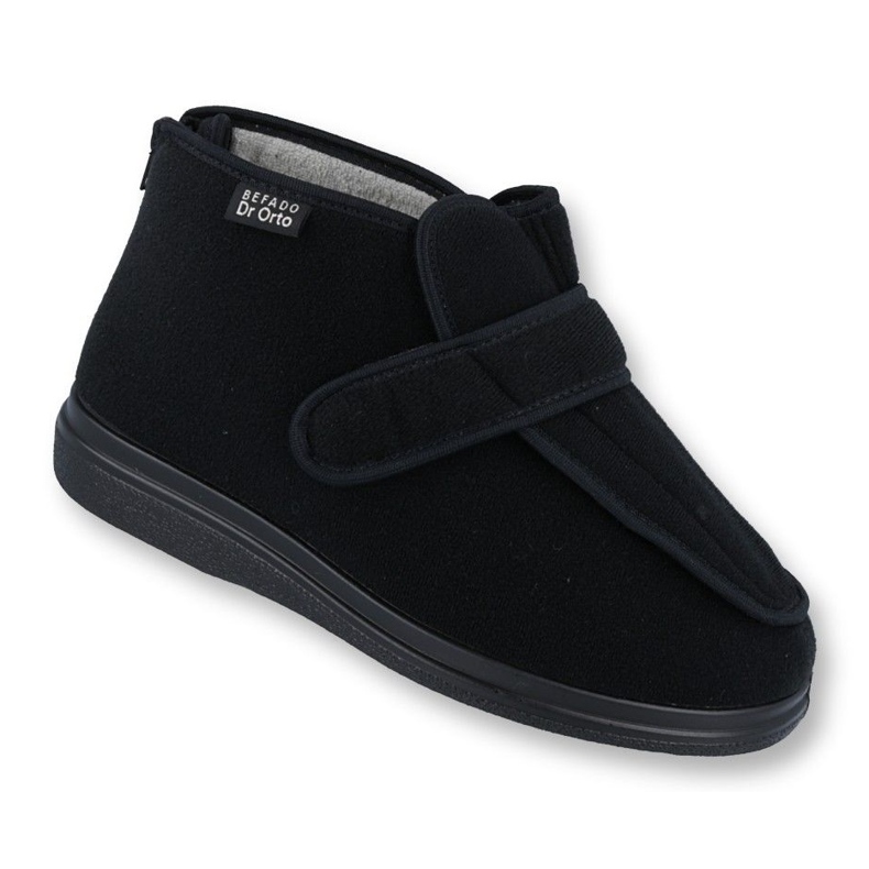 Dr.orto Befado calçado masculino 987m002 Pés sensíveis Black Silber Insert preto 3