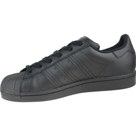 Sapatos Adidas Superstar Jr FU7713 preto cinza 1