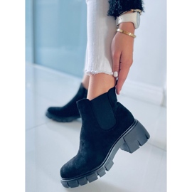 Botas Chelsea femininas Aime Black preto 1