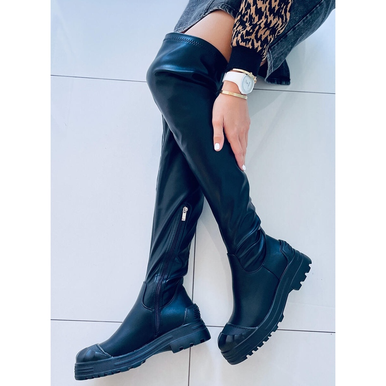 Botas de motoqueiro Hogan Black preto 1