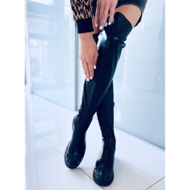 Botas de motoqueiro Hogan Black preto 2